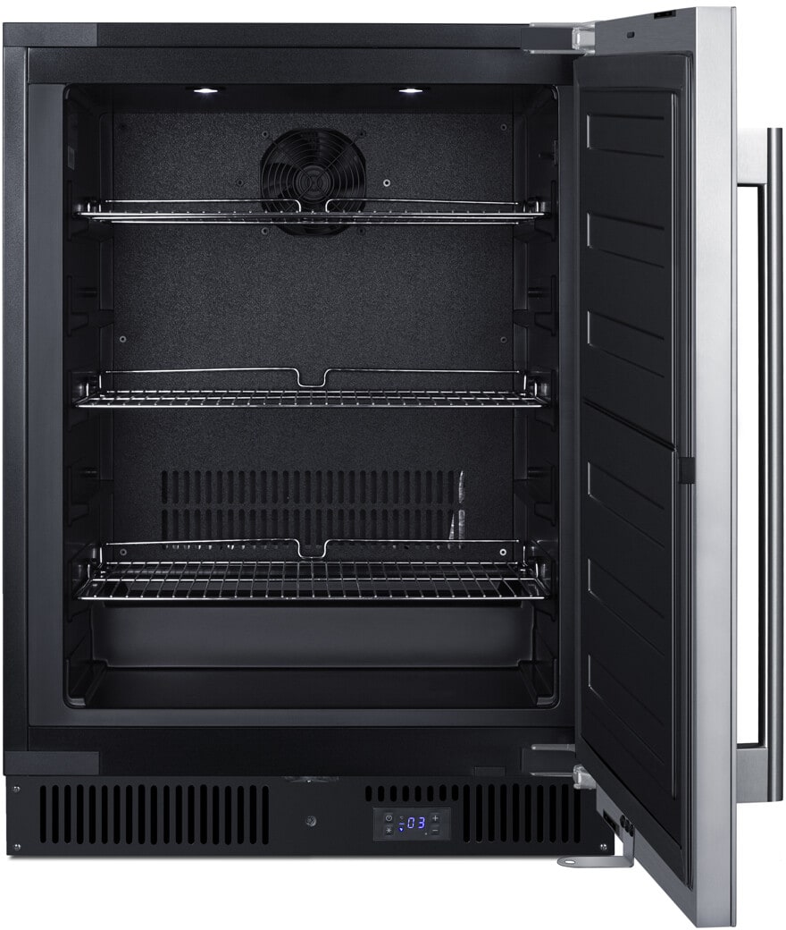 Summit ALFZ53CSS 24 Inch Built-In Freezer with 3.7 cu. ft