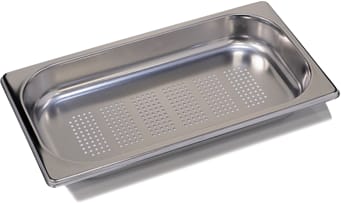 Wolf 819999 Perforated Stainless Steel Pan - 12-3/4 Inch x 1-1/2
