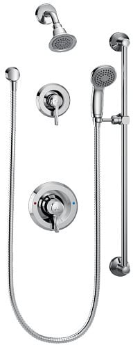 Moen 8342EP15 Shower System with Single Function Shower Head, Posi