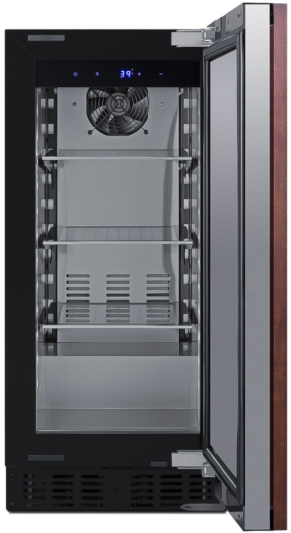 Summit ASDS1523IF 15 Inch Built-In All-Refrigerator with 1.72 cu