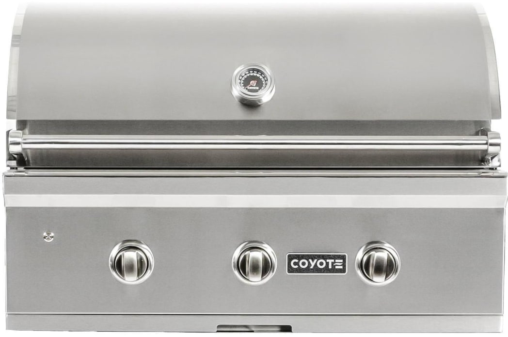 Coyote C2C34NG 34 Inch Built-In Grill with 3 Infinity Burners