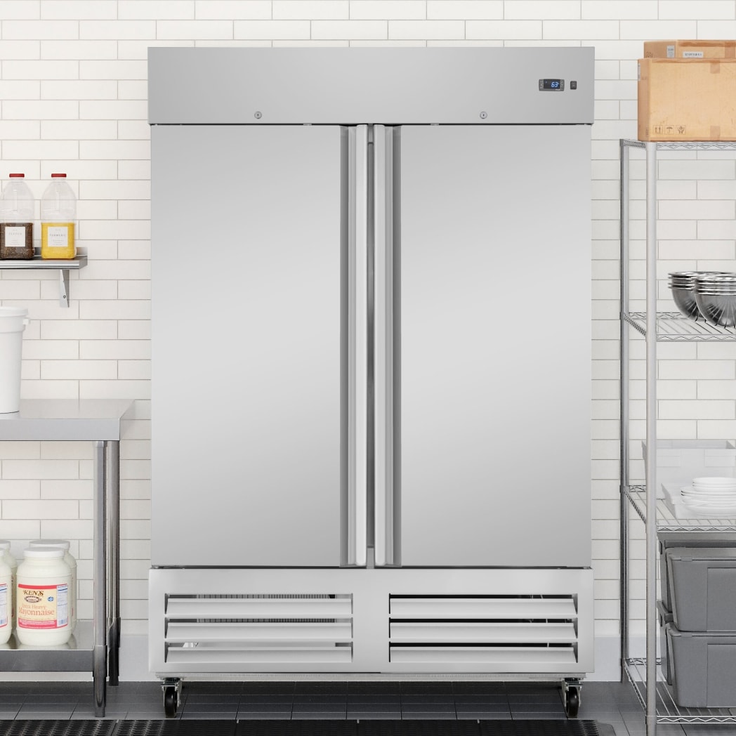 Koolmore KMRIC2DSS 54 Inch Commercial Reach-in Refrigerator