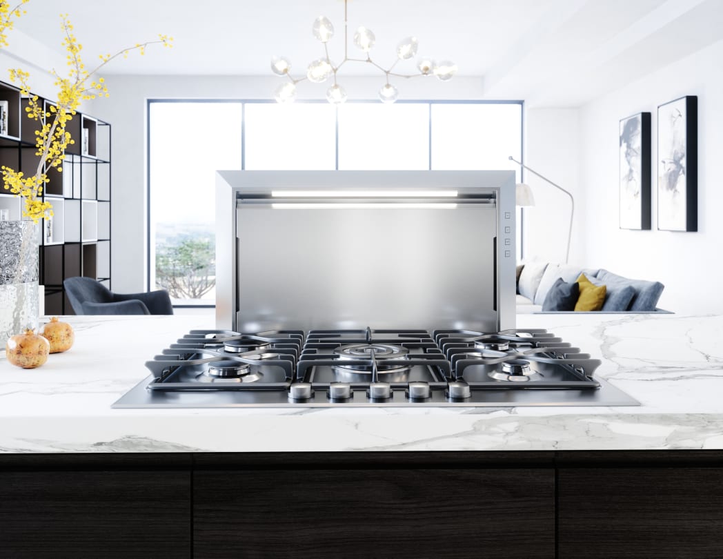 Zephyr DLIE36ASX Convertible Downdraft Hood with Multiple Blower