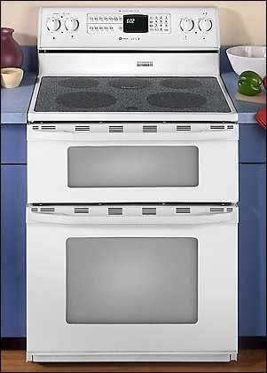 Maytag MER6872BAW 30 Inch Freestanding Electric Double Oven Range w DuraClean Advanced Cooking System White