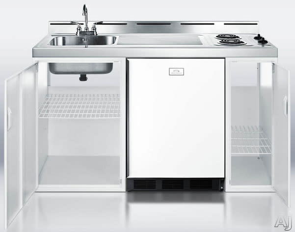 高評価！ Kitchen Combination Inch 60 C60EL Summit with ft cu. 5 ビルトインキッチン家電アクセサリ