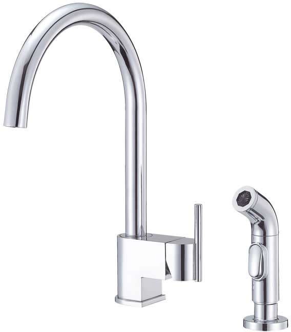 Danze® D404444 Single Handle Kitchen Cast Spout Faucet with 13-13