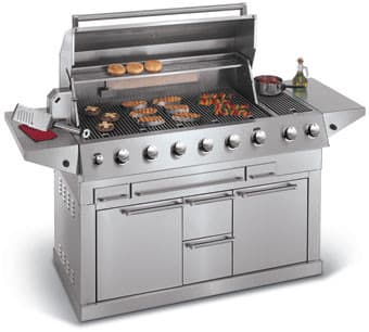 バーベキュー・調理用品 Black LabelFlatBurnerFullBlackverGS-450R Expert Grill 6 Burner Propane Grill, Black - Walmart.com