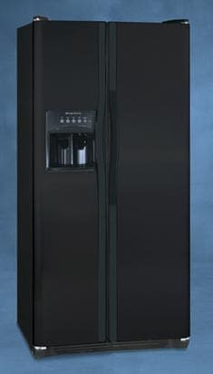 Frigidaire GLRS267ZCB 26 Cu. Ft. Side By Side Refrigerator Built in Water /  Ice Dispensere: Black