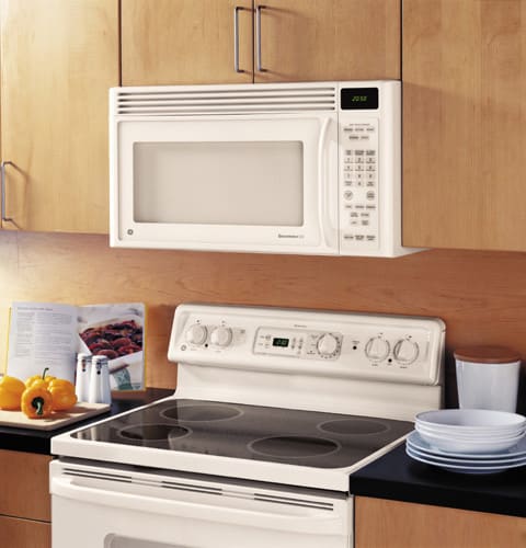 GE Spacemaker JVM2050CH 2.0 Cu. Ft. Over the Range Microwave Oven with 1100 Cooking Watts Sensor Cooking Controls Bisque
