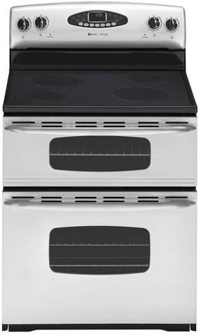 Maytag MER6751AAS 30 Inch Freestanding Smoothtop Electric Double