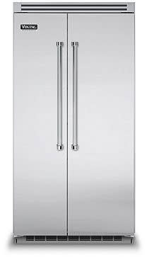 Viking VCSB5422SS 42 Inch Built-in Side by Side Refrigerator with