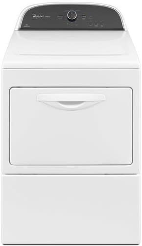 Whirlpool WGD5500BW 27 Inch Gas Dryer with 7.4 cu. ft
