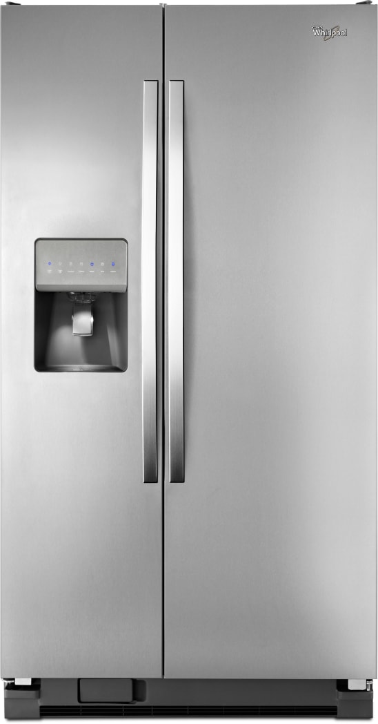 Whirlpool side by side stainless steel fridge new arrivals
