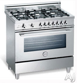 Bertazzoni X366GGVXLP 36 Inch Pro-Style Gas Range with 6 Sealed