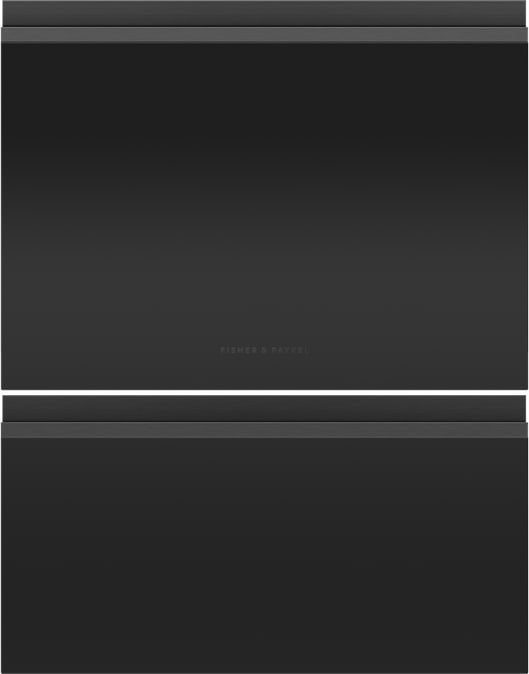 Fisher & Paykel ADDD24DTZB Matte Black Recessed Handle Door Panels