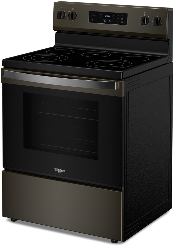 Whirlpool black stainless steel electric stove new arrivals