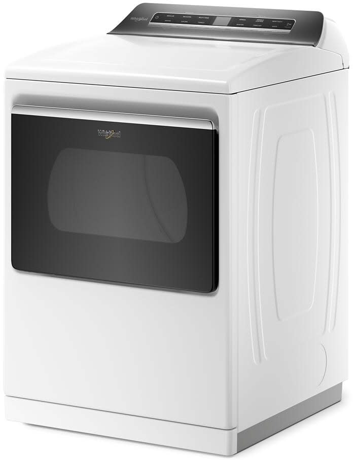 Whirlpool WGD8127LW 27 Inch Gas Smart Dryer with 7.4 cu. ft