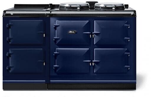 AGA AER7560WDBL 60 Inch Freestanding Electric Range with 2 Hotplate Burners Warming Plate Hotcupboard 5 Ovens Touchscreen Panel Roasting Oven