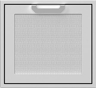 Hestan AGADL24 24 Inch Single Access Door: Stainless Steel, Left Hinge