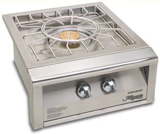 Alfresco AXEVONG 24 Inch Built-In Single Side Burner with 65,000