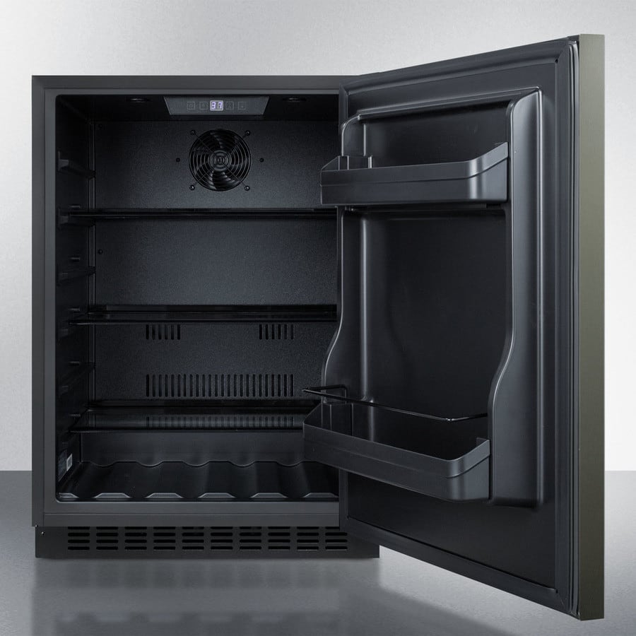Summit AL54KSHH 24 Inch Built-In Compact Refrigerator with 4.8 cu