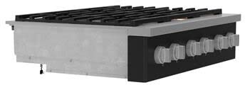 Cafe CGU366P3TD1 36 Inch Commercial-Style Gas Rangetop with Cafe CGU366P3TD1 36 Inch Commercial-Style Gas Rangetop with