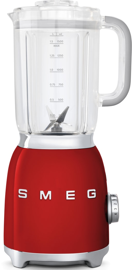 Smeg BLF01RDUS Countertop Blender with 48 oz. Capacity, 4 Speeds