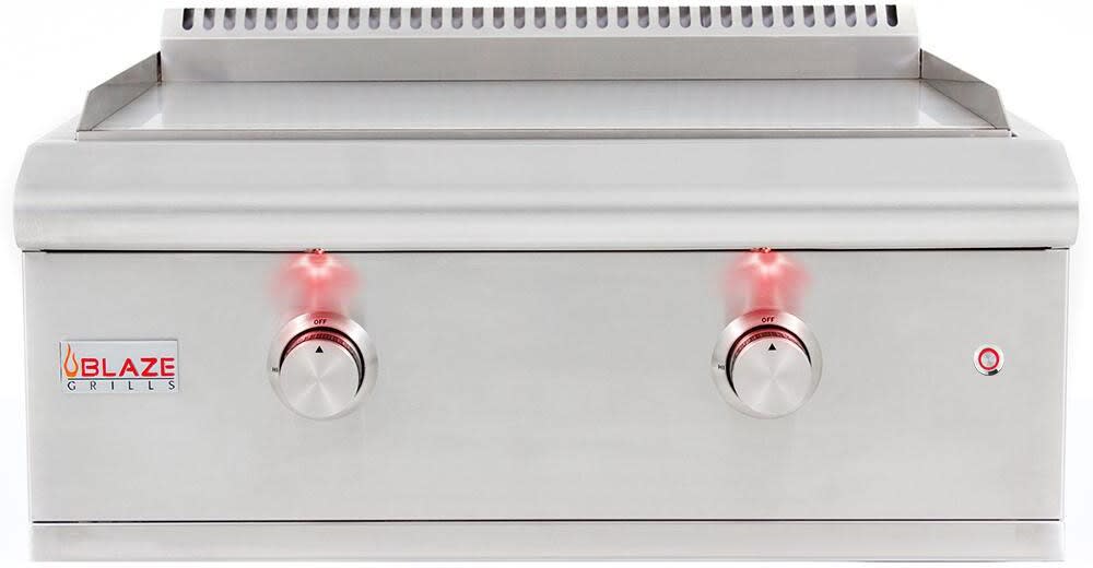Blaze BLZGRIDLTELP 30 Inch Built-In Gas Griddle with U-Shaped