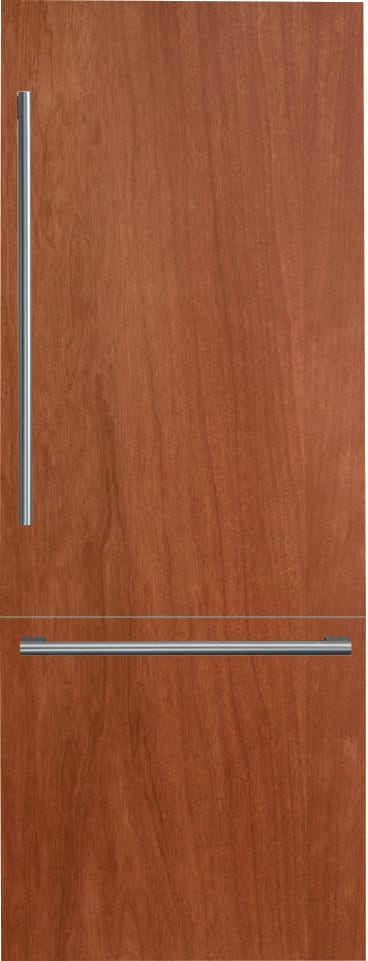 Blomberg BRFB1900FBI 30 Inch Built In Panel Ready Bottom Freezer Refrigerator with 16.4 cu. ft. Capacity 3 Glass Shelves Soft Close Crisper Pantry Drawer Duo Cycle Cooling and ENERGY STAR Right Hinge