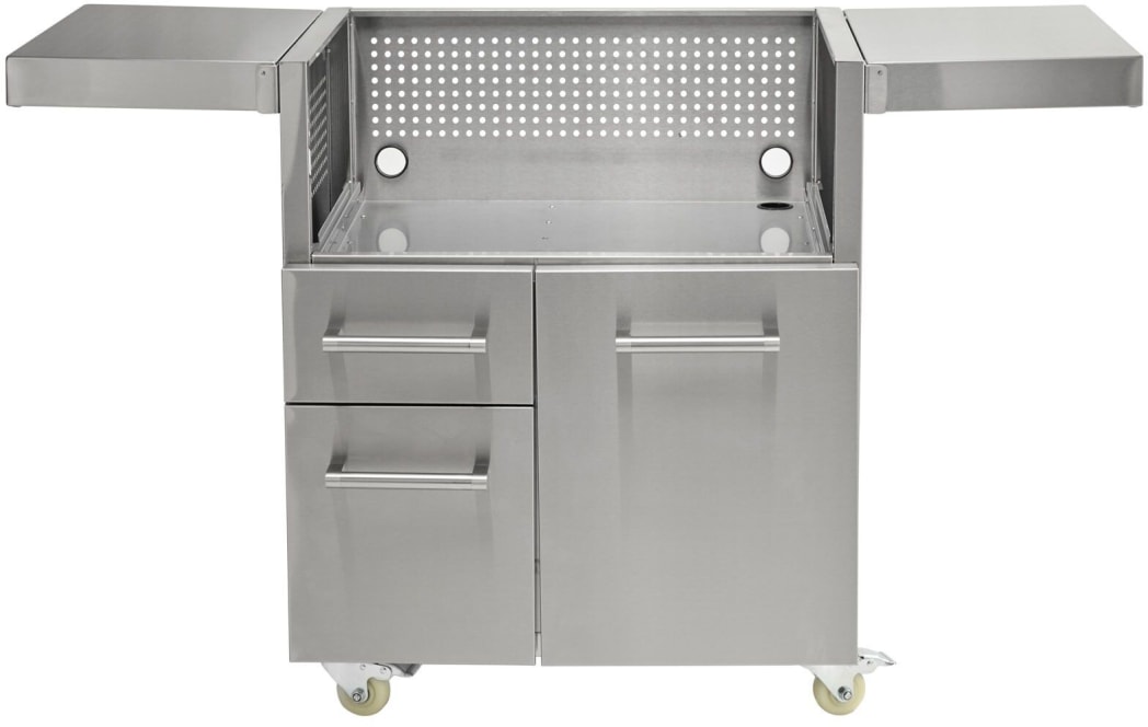 Coyote C3FTCART 30 Inch Freestanding Stainless Steel Flat Top Gas