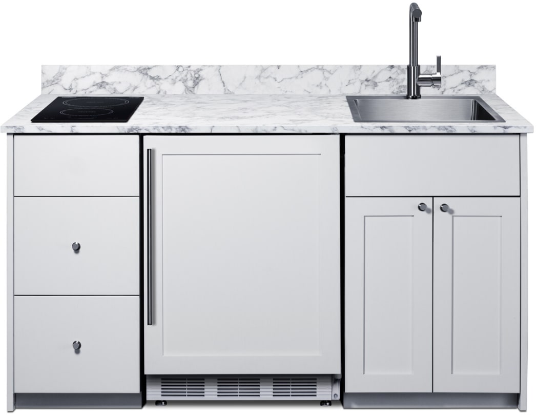 Summit CALDERAWH33I Caldera Series 63 Inch Turnkey Kitchen with