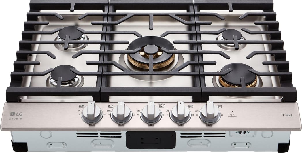 こうこページ LG CBGS3028S 30 Inch Gas Cooktop with 5 Sealed Burners, Cast