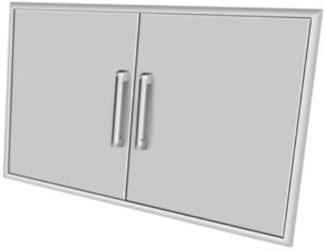 Coyote CDA2439 39 Inch Double Access Doors with Paper Towel Holder
