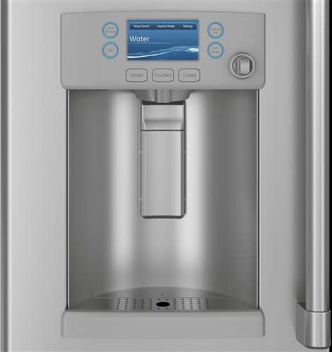 Cafe CFE28TP2MS1 36 Inch French Door Smart Refrigerator with 27.8 Cu. Ft. Capacity Precise Fill Setting TwinChill Evaporators