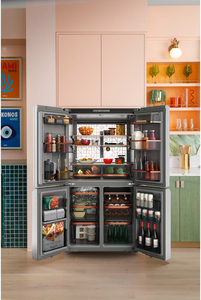 Cafe CHE23DM5WS5 36 Inch Counter Depth Freestanding 4-Door French