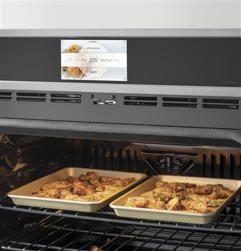 Cafe CKS70DP2NS1 27 Inch Single Convection Electric Wall Oven with