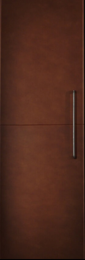 JennAir COGNAC18L Leather Column Refrigeration Panel: 18 Inch Wide
