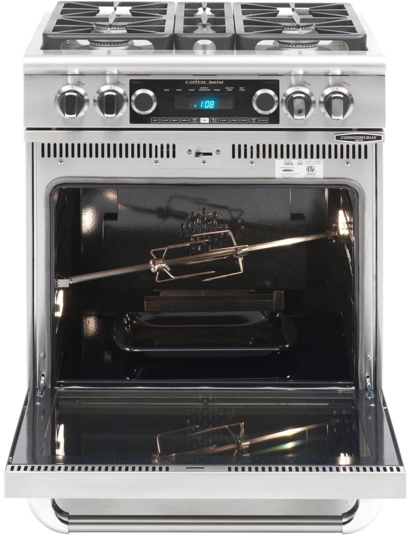 Capital CSB304L 30 Inch Pro-Style Dual Fuel Range with 4 Sealed
