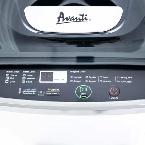 AVANTI 18g タングステン90% Avanti CTW14X0WIS 20 Inch Top Load Washer with 1.38 cu. ft