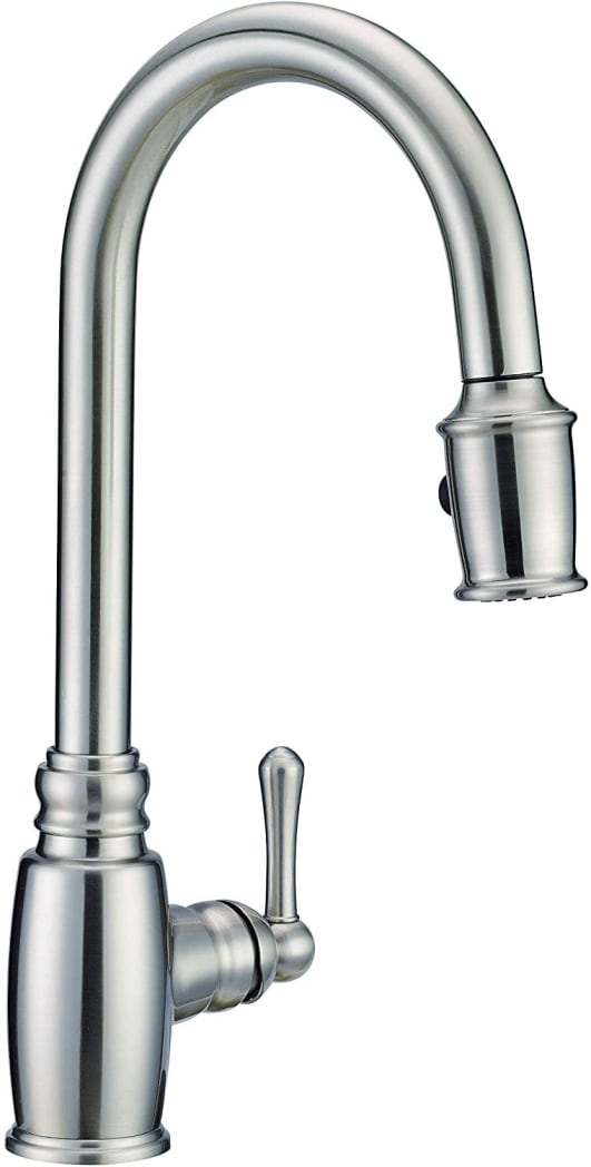 Danze® D455557SS Single Handle Pull-Down Kitchen Faucet with Dual