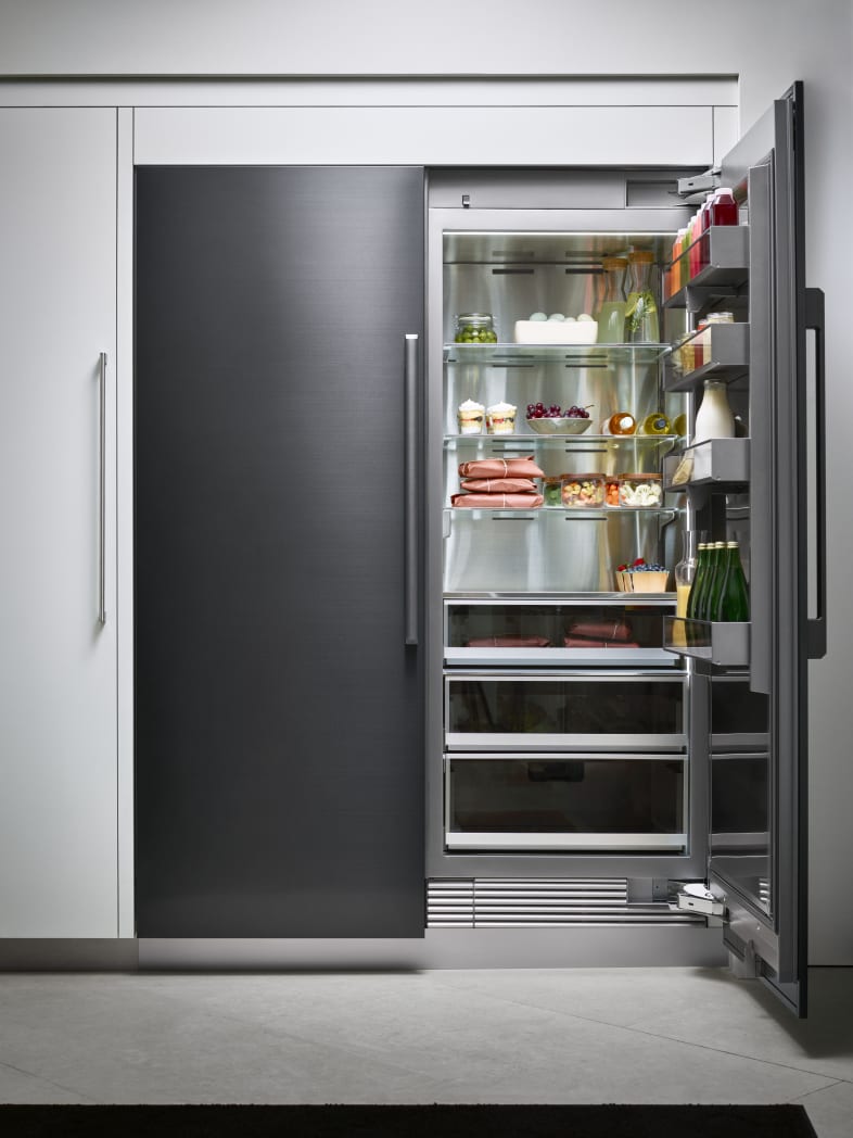 Dacor DRZ24980LAP 24 Inch Panel Ready Freezer Column with Push-to