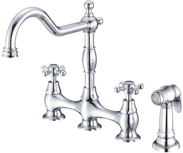 Danze® D404457 Double Handle Kitchen Faucet with 9 Inch Reach