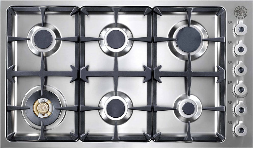 Bertazzoni DB36600X 36 Inch Gas Cooktop with 6 Sealed Burners