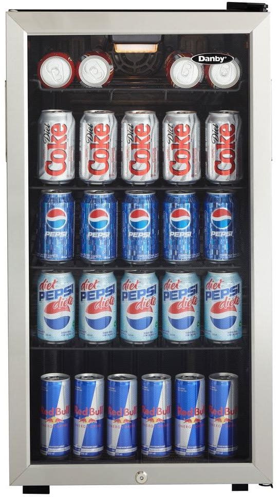 Danby DBC120BLS 18 Inch Beverage Center with 128 Can Capacity