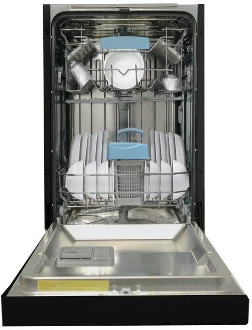 Danby DDW18D1EB 18 Inch Full Console Built-In Dishwasher with 10