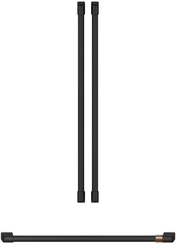 Cafe CXLB3H3PMFB Flat Black Refrigeration Handle Kit