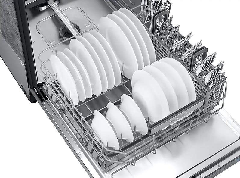 Samsung linear wash dishwasher stainless steel dw80r9950u stores on sale