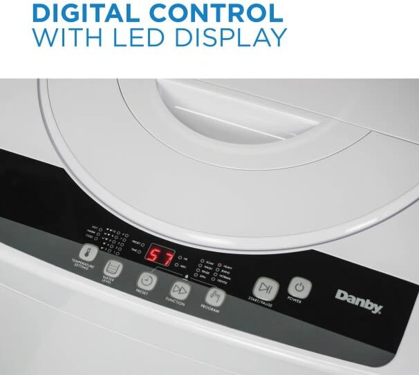 Danby DWM065A1WDB6 22 Inch Top Load Washer with Ft