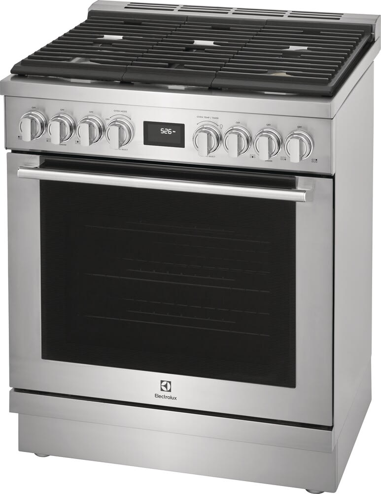 Electrolux ECFD3068AS 30 Inch Freestanding Dual Fuel Range with 5