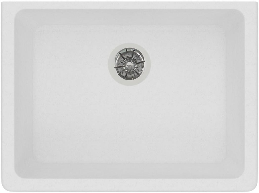 Elkay ELGUAD2519PDWH0 25 Inch Undermount ADA Kitchen Sink with